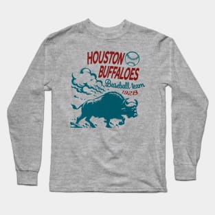 Defunct Houston Buffaloes Baseball Team 1928 Long Sleeve T-Shirt